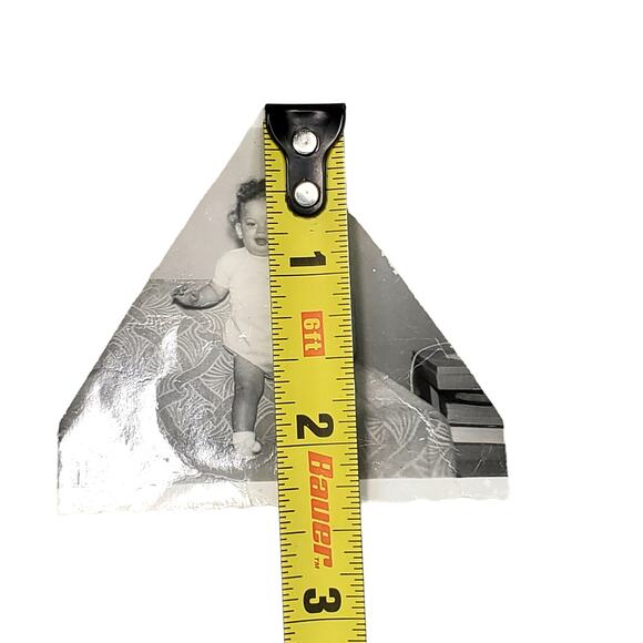 Vtg Cute Baby Standing on Sofa Monochrome Photography Found Snapshot - Picture 3 of 4